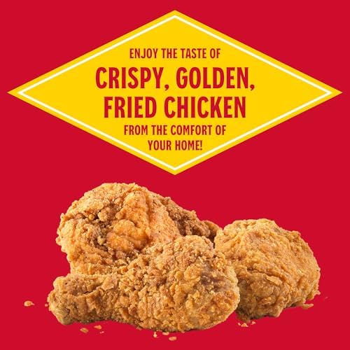 Louisiana Fish Fry Seasoned Chicken Fry Batter Mix 9 oz. (Pack of 2) - Crispy Southern Batter Mix for Fried Chicken - Delicious and Convenient Coating Filled with Cajun Flavor - Easy to Make Recipe - Just Add Water