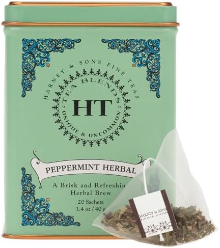 Harney & Sons Peppermint Herbal Tin, 20 Count