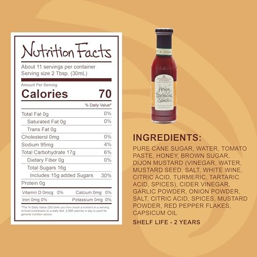Stonewall Kitchen Honey Barbecue Sauce, 11 Ounces