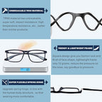 Distance Nearsighted Glasses For Men,Near Sighted Vision Driving Women Eyeglasses, See Farsighted Myopia TR90 Frame