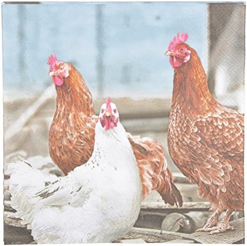 Esschert Design TP179 Chicken Napkins