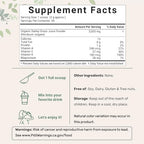 Micro Ingredients Organic Barley Grass Juice Powder, 10 Ounce, Cold Pressed, US Grown, Immune Vitamin, Fibers, Minerals, Antioxidants and Protein, Vegan