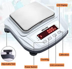 Lab Scale 2000g/0.01g High Precision Digital Scale Analytical Balance Electronic Scale for Kitchen Lab Weighing