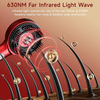 3-in-1 Electric Scalp Massage Comb, Hair Growth Oil Applicator,Portable Home Scalp Brush for Men and Women, Ipx7 Waterproof