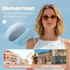 FEISEDY 2 Pack Stylish Reader Sunglasses for Women Fashion Lightweight UV400 Protection Full Lens Reading Glasses B0321