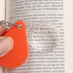 Foldable Small Keychain Magnifying Glass - 10X Reading Magnifier for Seniors, Compact & Portable Mini Magnifier, 2-Pack