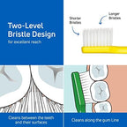 TePe Supreme Compact Soft Toothbrushes – Soft Bristle Toothbrush 1 Pk