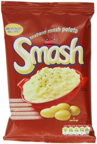 Smash Instant Mash Potato Large 176 g (Pack of 12)