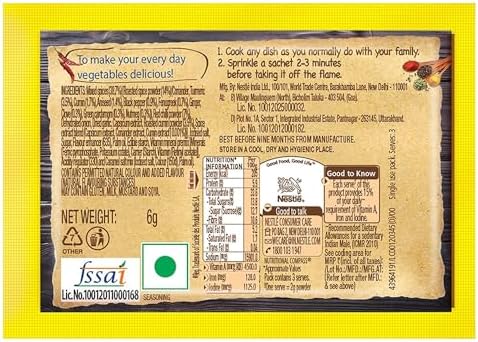 Maggi Masala A Magic 6Gm (Pack Of 50)