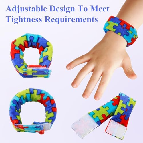 2 Pack Sensory Weighted Bracelets with Deep Pressure Input for SPD ADHD and Autism, Increase Hand Stability and Focus, Thoughtful Autism Sensory Products (Small)
