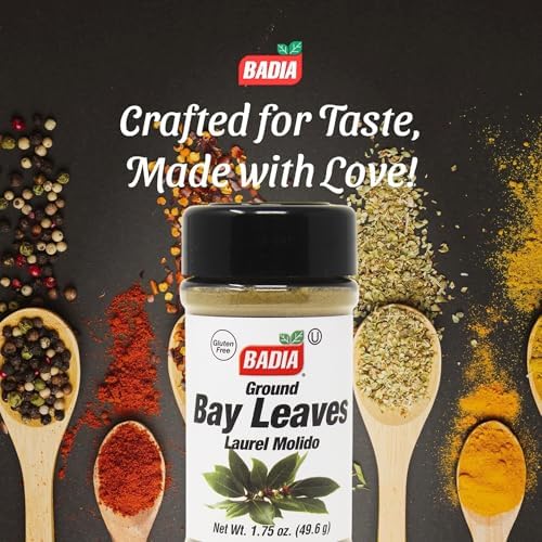 Badia Ground Bay Leaves, 1.75 oz – Aromatic Ground Herb for Soups, Stews, and Marinades