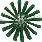 Vikan 5380-90-2 Stiff Tube Brush, Polyester, 3-1/2" x 6-1/4" OAL, Green