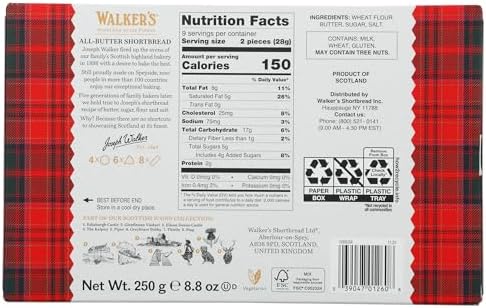 Walkers Classic Shortbread Assorted Selection - 8.8 Oz