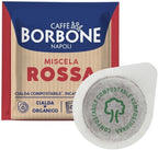 Caffè Borbone Espresso Paper Pods, Red Blend, Strong and Creamy, Medium Roast ESE Pods, Authentic Italian Espresso - 50 Count