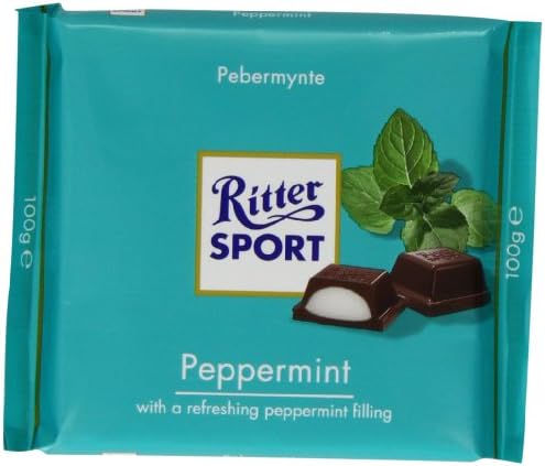 Ritter Sport Peppermint 100 g (Pack of 8)