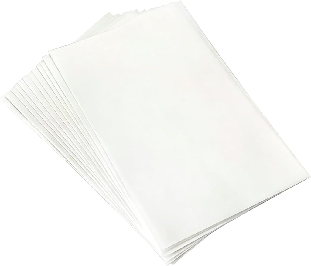 Edible Wafer Paper 8.5" x 11" A4 Size, White Edible Printer Sheets for Cake Topper Decoration Edible Rice Paper 25pcs (0.3mm)