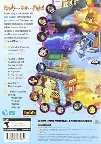 Tom & Jerry in War of the Whiskers PS2 Game NEW RARE