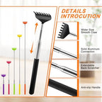 NICEMOVIC 6 Pack Back Scratcher, Mothers Fathers Day Dad Gifts, Stocking Stuffers for Women Men Teens, Easter Basket Stuffers for Teens, Prizes for Adults, Birthday Gag Bulk Gift for Mom Dad Adults