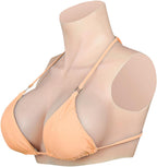 Silicone Breastplate Fake Boobs D Cup Breast Plates Breast Forms for Transgender Cosplay Drag Queen Crossdresser