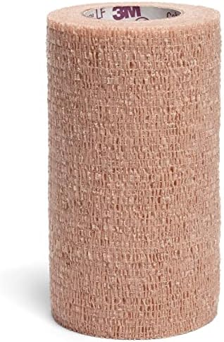 3M™ Coban™ NL Non-Latex Self-Adherent Wrap with Hand Tear, 2084, 4 in x 5 yd, 18 Rolls/Case