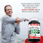 FITO MEDIC'S Lab | Devils Claw |180 Capsules | Devils Claw Herbal Supplement | harpagofito | Ultra high Absorption.