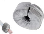 Foot & Ankle Elevation Pillow for Bed Sores & Surgery Recovery - High-Density Foam Heel Protectors with Washable Cover - Support Cushion for Elderly Care, Bedridden Patients & Post-Op Use (Small, 1PC)