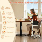 Stand Assist Aid for Elderly Chair Couch Standing Aids and Supports Hip Knee Surgery Recovery Aid Adjustable,Mobility Aids Tool Help get up for Seniors Bedside Toilets Bathrooms