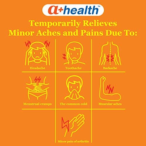 A+Health Dye-Free Ibuprofen 200 Mg Mini Softgels, Pain Reliever/Fever Reducer (NSAID), 180 Count