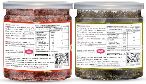 Delight Foods Calcutta & Banarasi Meetha Paan Combo (300g x 2), Mouth Fresheners & Digestive, After Meal Snacks | No Supari | Premium Flavour | Traditional Mukhwas, Sweet & Refreshing Paan