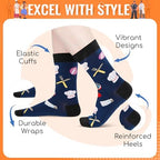 HAPPYPOP Funny Gifts for Women Men - Mechanic Photography Bus Driver Engineer Plumber Sock