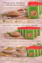 Makfa Buckwheat Groats Premium Quality 800g/28.2oz Kosher Product, Non-Gmo, Grechka (Pack of 9)
