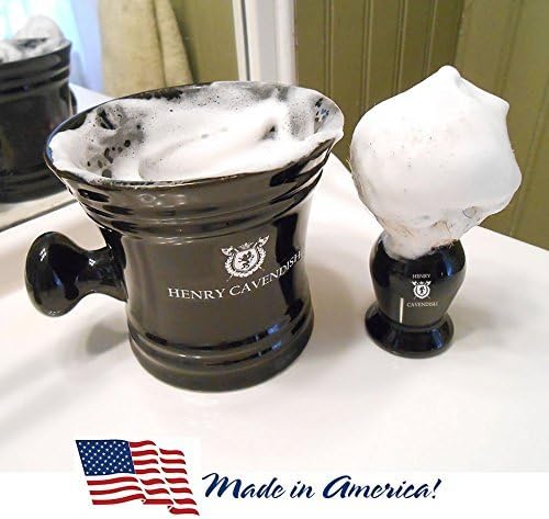 Henry Cavendish Eucalyptus Mint Shaving Soap with Shea Butter & Coconut Oil. Long Lasting 4 oz Puck Refill. Himalaya Fragrance. All Natural. Rich Lather, Smooth Shave. For Ladies and Gentlemen.