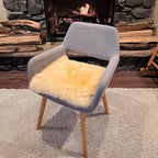 Medical Sheepskin Seat Pad | 100% Natural Wool Cushion for Wheelchair, Office Chair & Car Seat | Relieves Pain and Discomfort | Soothes Skin and Tailbone | Ultra Soft Luxury | Washable | 17" x 17"