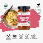 Mekhala Organic Korean Chili Cooking Paste, Condiment, Stir Fry. VEGAN. GLUTEN-FREE. Versatile. HOT (3.53oz)