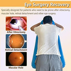 Face Down Pillow for Eye Surgery Recovery, Inflatable Prone Pillow for Retinal Detachment, Vitrectomy, Macular Hole, and Post Eye Surgery Recovery, Comfortable Sleeping Head Cradle, Blue