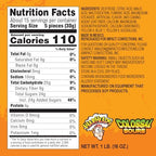 WARHEADS Colossal Sours - Giant Sour and Sweet Candy with a Tangy Crunch - Intense Fruit Flavors - Blue Raspberry, Orange & Green Apple – 1 lb. Bag