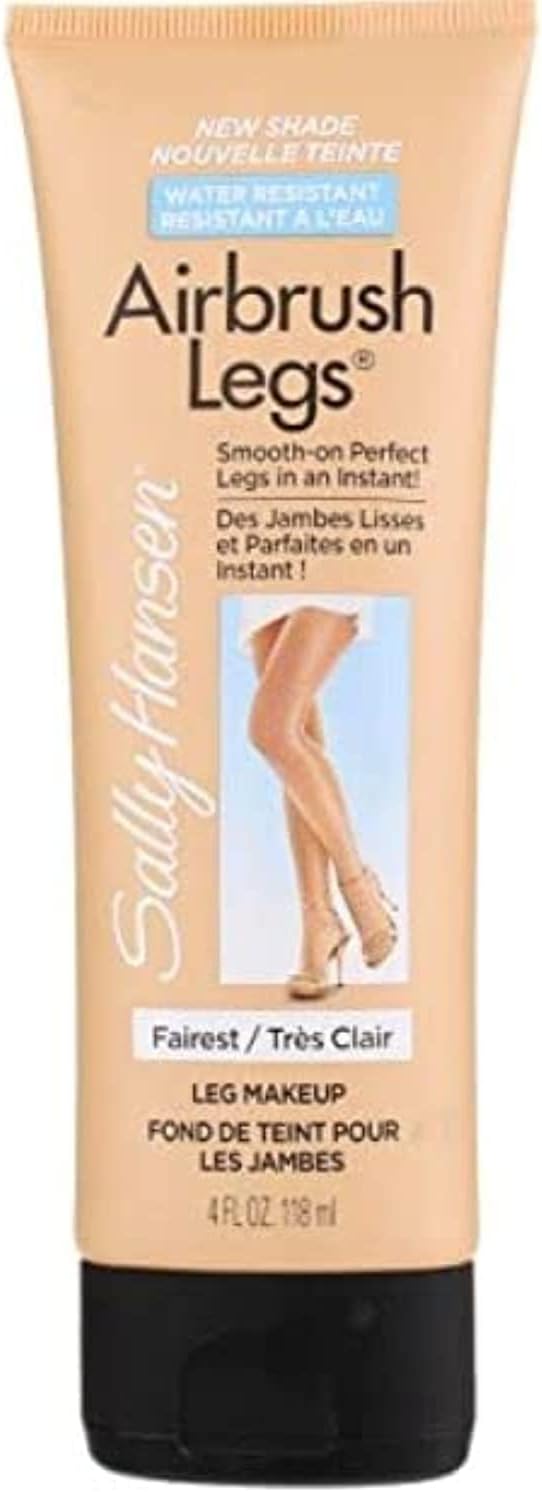 Sally Hansen Airbrush Legs, Leg Makeup Lotion, Fairest 4 Oz, Pack of 2 (Packaging may vary)
