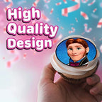 30 x Edible Cupcake Toppers – Winter Princess Party Collection of Edible Cake Decorations | Uncut Edible Prints on Wafer Sheet