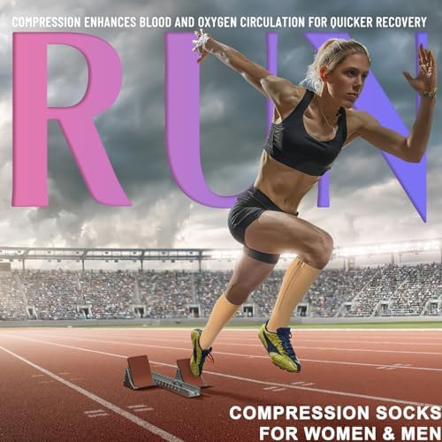 cerpite Zipper Compression Socks - 2 Pairs Open Toe Compression Stockings for Men Women 15-20mmHg,Suit for Running, Sport