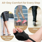 Metatarsal Pads for Women & Men 2 Pairs with Gel Inserts,Ball of Foot Pain Relief for Metatarsalgia,Sesamoiditis & Morton's Neuroma (Black Medium)