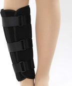 Shank Calf Support Night Splint Support Joint Brace, Tibia and Fibula Fracture Orthosis External Adjustable Fixation Strap Wrap Sleeve Belt Protector,Right-L