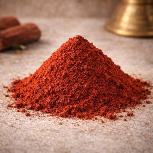 Pure Sandalwood Powder (Chandan) for Puja, Face Pack & Skincare, 10 Grams (Red)