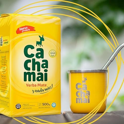 Cachamai Yerba Mate Y Nada Más – Pure Yerba Mate, No Added Herbs – 500g (17.6 oz) Loose Leaf