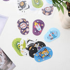 40 PCS Cute Adhesive Eye Patches Latex Free Adhesive Eye Patches Pad 8 Styles Regular Size Light Blocking Fun Cute Designs Cotton Self-Adhesive for Amblyopia Light Blocking Lazy