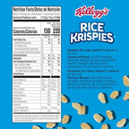 Kellogg's Rice Krispies Cold Breakfast Cereal, 8 Vitamins and Minerals, Rice Krispies Treats, Giant Size, Original, 24oz Box (1 Box)
