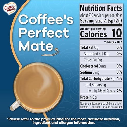 Coffee-mate French Vanilla Powdered Coffee Creamer, 15-Ounce Packages (Pack of 6)
