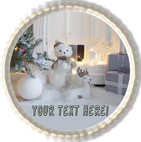 Christmas (10) - Edible Cake Toppers (7.5" round)