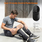 Cordless Leg Massager for Relaxation, Portable Calf Massager with 3 Massage Modes & Heat, Adjustable Straps, Washable Oxford Fabric, Gift for Men Women at Home, Office, Gym (1 Piece)