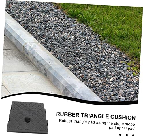 Beaupretty Portable Plastic Slope Ramp Pad for Outdoor Use Lightweight Ramp Mat for Wheelchair Car Scooter Access Weather Resistant Non Slip Surface