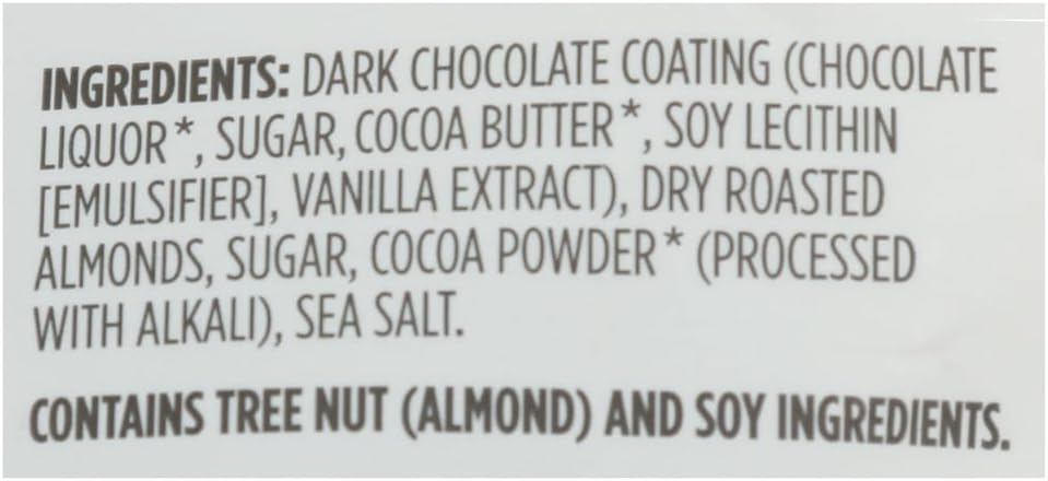 365 by Whole Foods Market, Dark Chocolate Covered Almonds, 6 Ounce